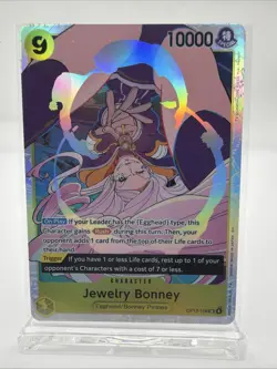 OP-13 Jewelry Bonney 108 SR Carrying On His Will Foil OP13-108 NM One Piece Card - Image 1