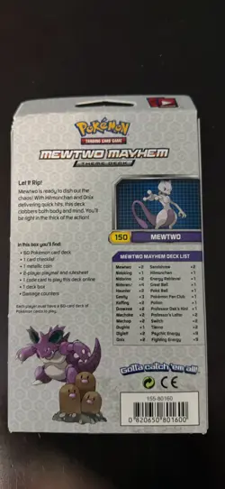 Pikachu Mewtwo Mayhem 2x Power Theme Decks Pokemon cards XY Evolutions TCG 2016 820650801600 - Image 4