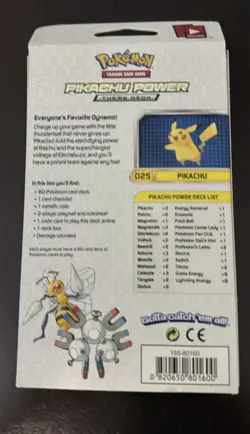 Pikachu Mewtwo Mayhem 2x Power Theme Decks Pokemon cards XY Evolutions TCG 2016 820650801600 - Image 5