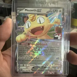 Meowth ex 062/088 Prize Pack Series Cards Holo - Image 1