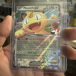 Meowth ex 062/088 Prize Pack Series Cards Holo - Image 2