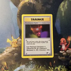Resistance Gym (Gym Challenge 109/132) Unlimited Rare Vintage Pokemon Card - Image 1