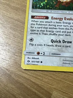Eevee 101/149 Promo Miscellaneous Cards & Products Pokemon Card LP - Image 4