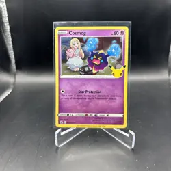 Cosmog 13/25 Holo Lillie Near Mint NM Celebrations Pokemon TCG Card - Image 1