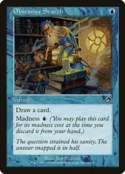 Obsessive Search - TR MTG - Light Play - Image 1