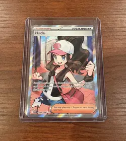 Pokemon Hilda Trainer Full Art White Flare Card 164/086 - Image 1