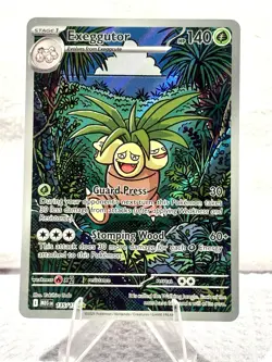 Pokemon TCG Exeggutor 135/132 Mega Evolution English Illustration Card NM - Image 1