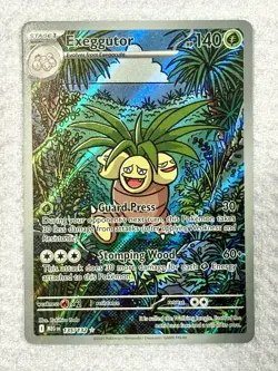 Pokemon TCG Exeggutor 135/132 Mega Evolution English Illustration Card NM - Image 2