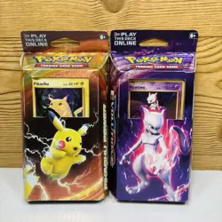 Mewtwo AND Pikachu Theme Decks Pokemon cards XY Evolutions 2016 - Sealed 820650801600 - Image 1