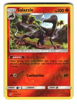 Salazzle 31/214 Reverse Holo Unbroken Bonds Pokemon Card - Image 1