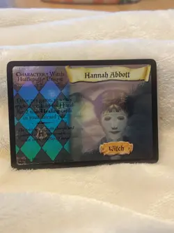 Hannah Abbott 7/116 Holo Foil Harry Potter Trading Card Game Base Set NM/Mint - Image 1