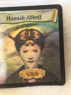 Hannah Abbott 7/116 Holo Foil Harry Potter Trading Card Game Base Set NM/Mint - Image 3