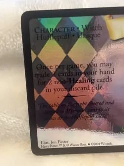 Hannah Abbott 7/116 Holo Foil Harry Potter Trading Card Game Base Set NM/Mint - Image 4