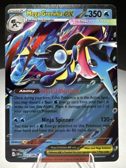 Pokemon TCG Delphox & Mega Greninja ex 3 Card Holo Lot Promo Chaos Rising LP/NM - Image 3