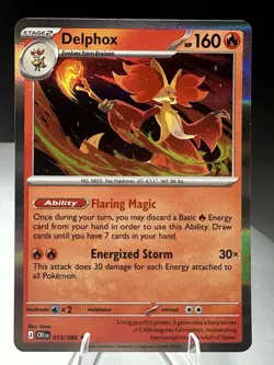 Pokemon TCG Delphox & Mega Greninja ex 3 Card Holo Lot Promo Chaos Rising LP/NM - Image 4