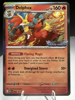 Pokemon TCG Delphox & Mega Greninja ex 3 Card Holo Lot Promo Chaos Rising LP/NM - Image 5