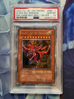 Yugioh Obelisk Slifer Winged Dragon of Ra God Card Trio Set of 3 GBI PSA 10 - Image 3