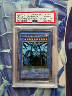 Yugioh Obelisk Slifer Winged Dragon of Ra God Card Trio Set of 3 GBI PSA 10 - Image 5