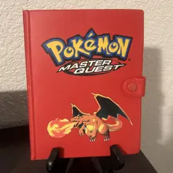 Vintage 2002 Pokemon Master Quest Red Charizard 4 Pocket 80 Card Binder Toy Site - Image 1