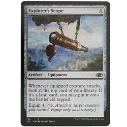 x1 Explorer's Scope J22 MTG M/NM Common Colorless Artifact Equipment TCG CCG - Image 1