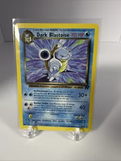 Pokemon TCG Dark Blastoise 1st Edition Team Rock Regular Rare Card 20/82 - Image 1
