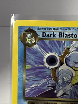 Pokemon TCG Dark Blastoise 1st Edition Team Rock Regular Rare Card 20/82 - Image 2
