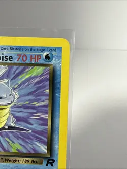 Pokemon TCG Dark Blastoise 1st Edition Team Rock Regular Rare Card 20/82 - Image 3