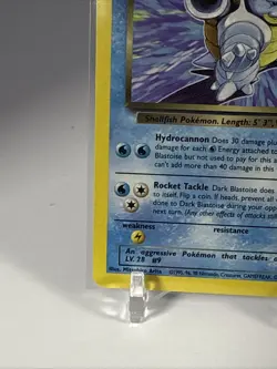 Pokemon TCG Dark Blastoise 1st Edition Team Rock Regular Rare Card 20/82 - Image 5