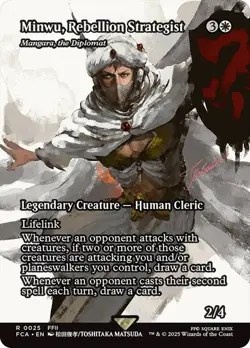 Mangara, the Diplomat Minwu, Rebellion Strategist FINAL FANTASY MTG MAGIC RARE - Image 1