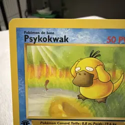 Psykokwak French 1st Edition 53/62 Fossil Pokemon Card LP - Image 1
