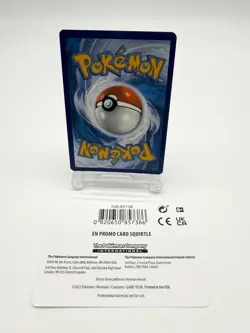 Squirtle 007/165 Pokemon Center Stamped 151 Promo Reverse Holo Card NM - Image 2