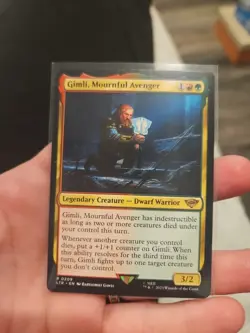 MTG LTR Gimli, Mournful Avenger 209 Lord of the Rings Magic PACK FRESH - Image 1