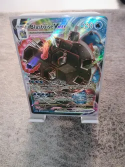 Pokemon TCG Blastoise VMAX SWSH103 Sword & Shield Promo Holo Card LP Condition - Image 1