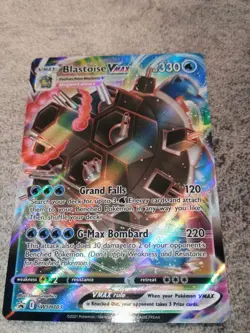 Pokemon TCG Blastoise VMAX SWSH103 Sword & Shield Promo Holo Card LP Condition - Image 3
