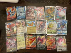 Pokemon Lot Of 124 V And Vmax Cards Sword And Shield - Image 3