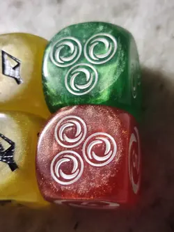 Flesh and Blood Trading Card Game TCG Deluxe Jumbo (8) Dice Set - Image 3