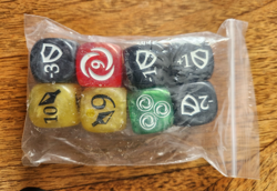 Flesh and Blood Trading Card Game TCG Deluxe Jumbo (8) Dice Set - Image 4