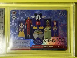 2023 Weiss Schwarz Disney 100 Years of Wonder Gold Stamp BGS 10 Pristine - Image 4