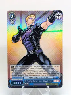Weiss Schwarz Marvel English Godly Bow User, Hawkeye S98-E090S SR - NM - Image 1