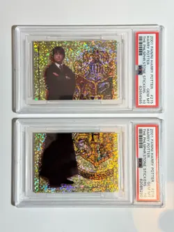 2001 Panini Harry Potter #215 #216 PSA 10 GEM MINT Holo Sticker Lot Rare - Image 1
