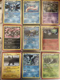 Vintage Pokemon Black & White Lot 200 Cards With Binder (Full Art, Holo, EX) - Image 3