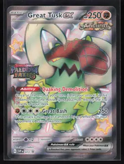 Great Tusk ex - (Paldean Fates Stamped) Holo Promo Miscellaneous Cards & Product - Image 1