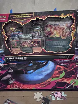 Pokemon TCG Charizard ex Special Collection Box English Promo + Oversize Card - Image 1