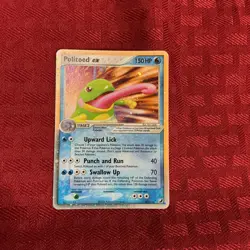 Politoed ex 107/115 EX Unseen Forces 2005 Holo Rare Pokemon Card MP+ - Image 1
