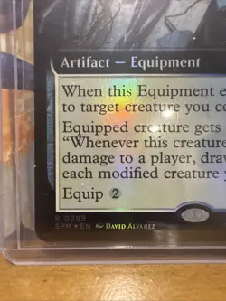 Biorganic Carapace Ext Art Foil Rare SPM-EN 0269 MTG Marvel Spider-Man Venom NM - Image 3