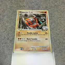 Pokemon Card Rhyperior 2009 Holo Swirl - Image 1