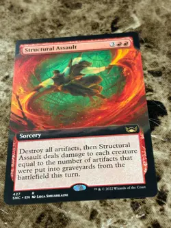 STRUCTURAL ASSAULT Magic MTG Streets of New Capenna Extended Art - Image 1