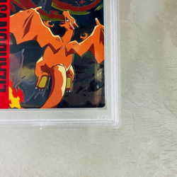 PSA 9 Charizard vs Lugia Meiji Get Card 2002 Japanese Pokemon #13 RED Holo - Image 5