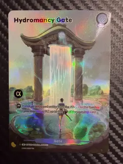 **Alpha Stamp** Azuki Trading Card Game Hydromancy Gate *G Alt Art STT02-002 - Image 1