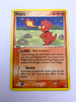 Pokemon Card - Magby 24/109 EX Team Rocket Returns *EX* Rare - Image 1